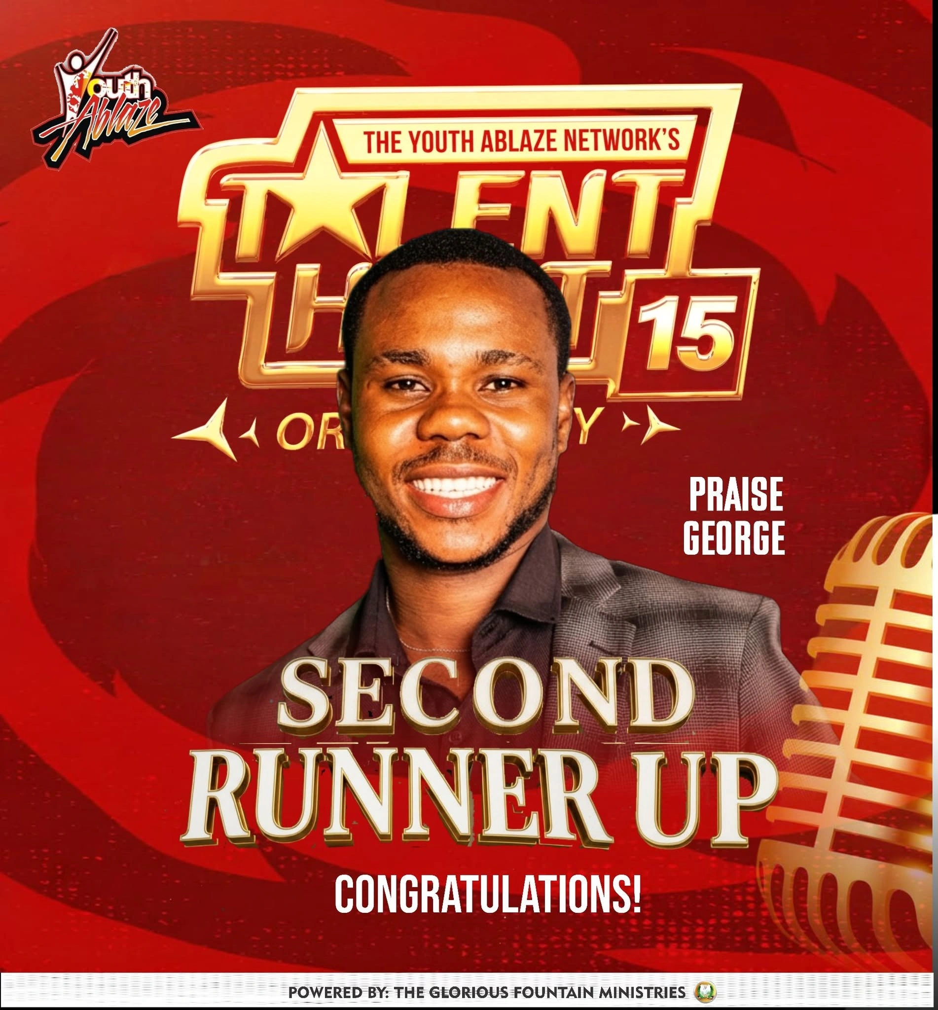 Praise George Oghenemaro · Second runner-up